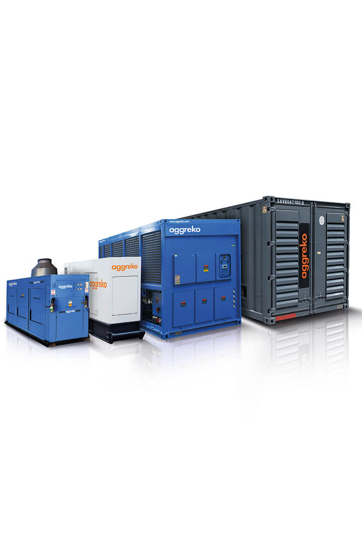 Aggreko power, cooling and heating rental