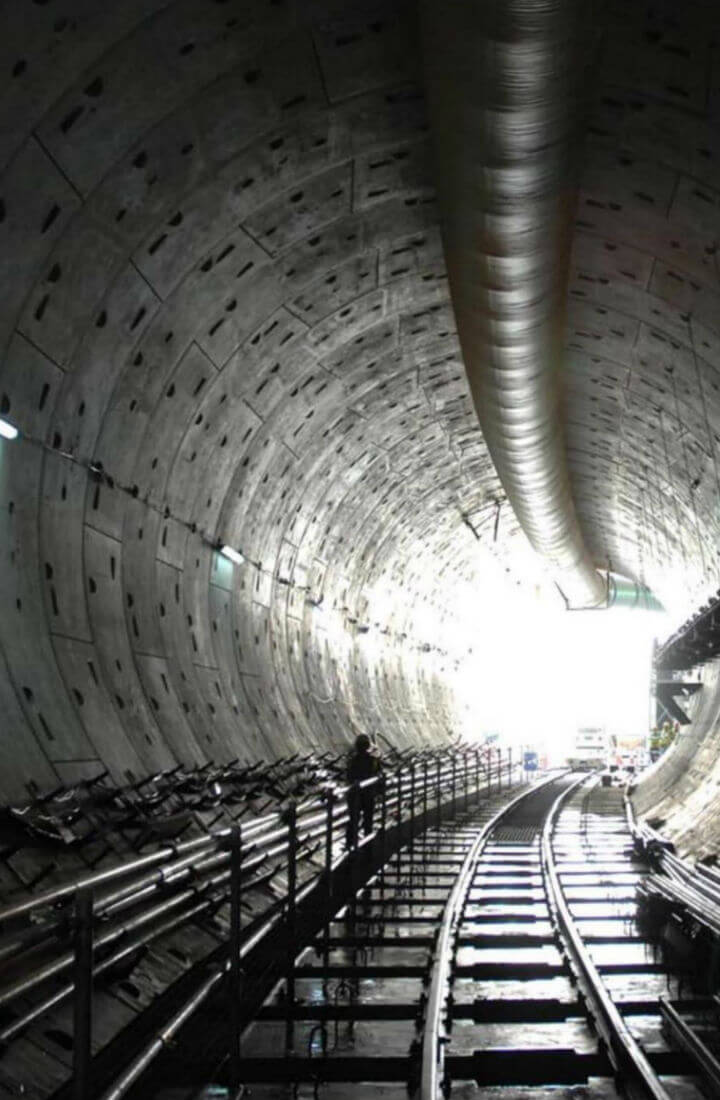 Dubal metro tunnel