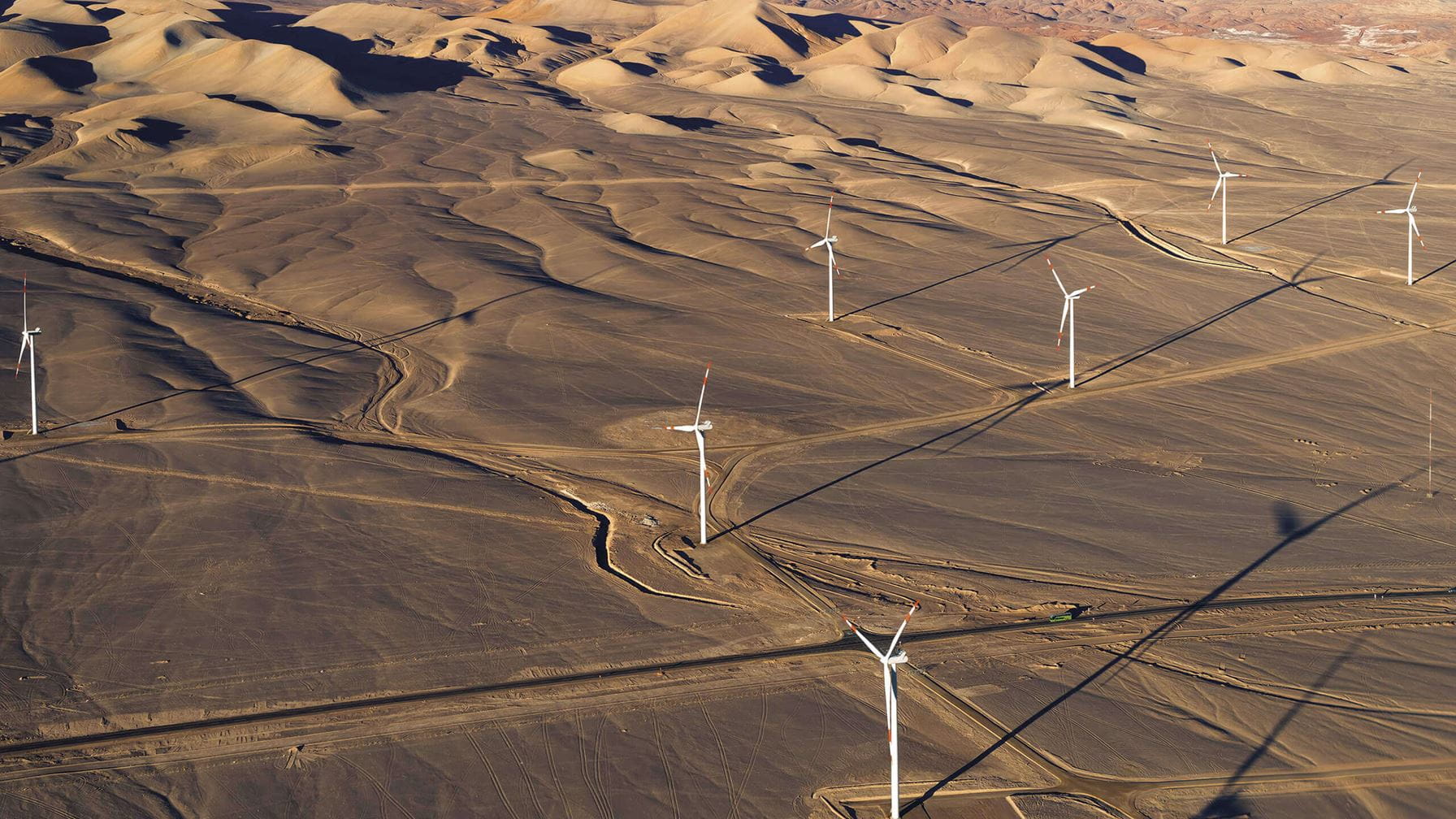 Comisionamiento de turbinas eólicas en remota locación de Chile