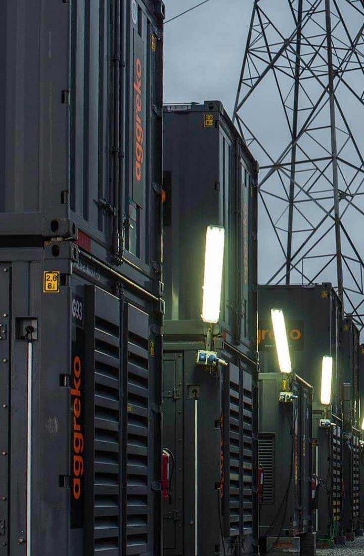 Hire power generation products from Aggreko