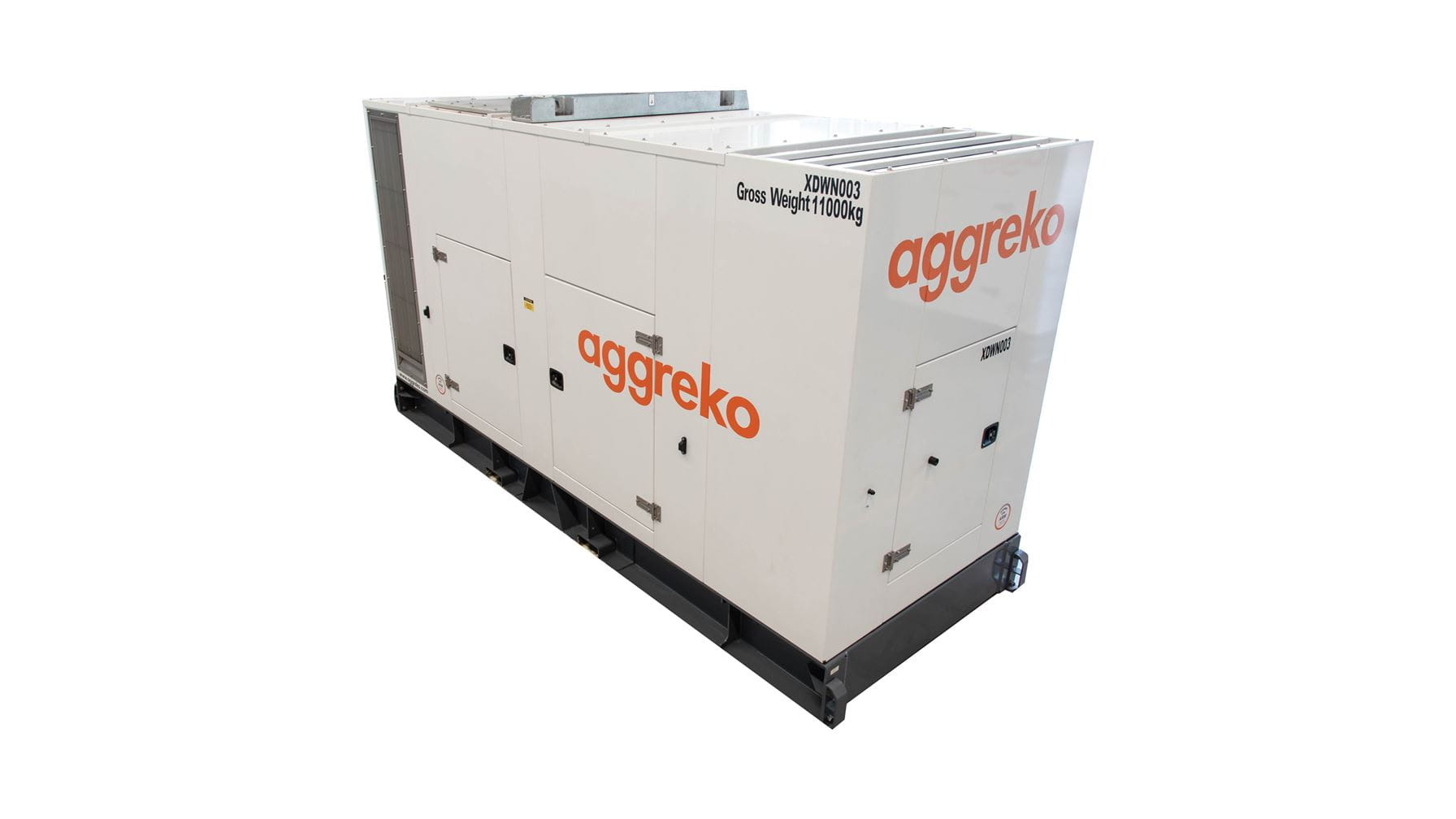 480 kW Canopy diesel generator - Aggreko