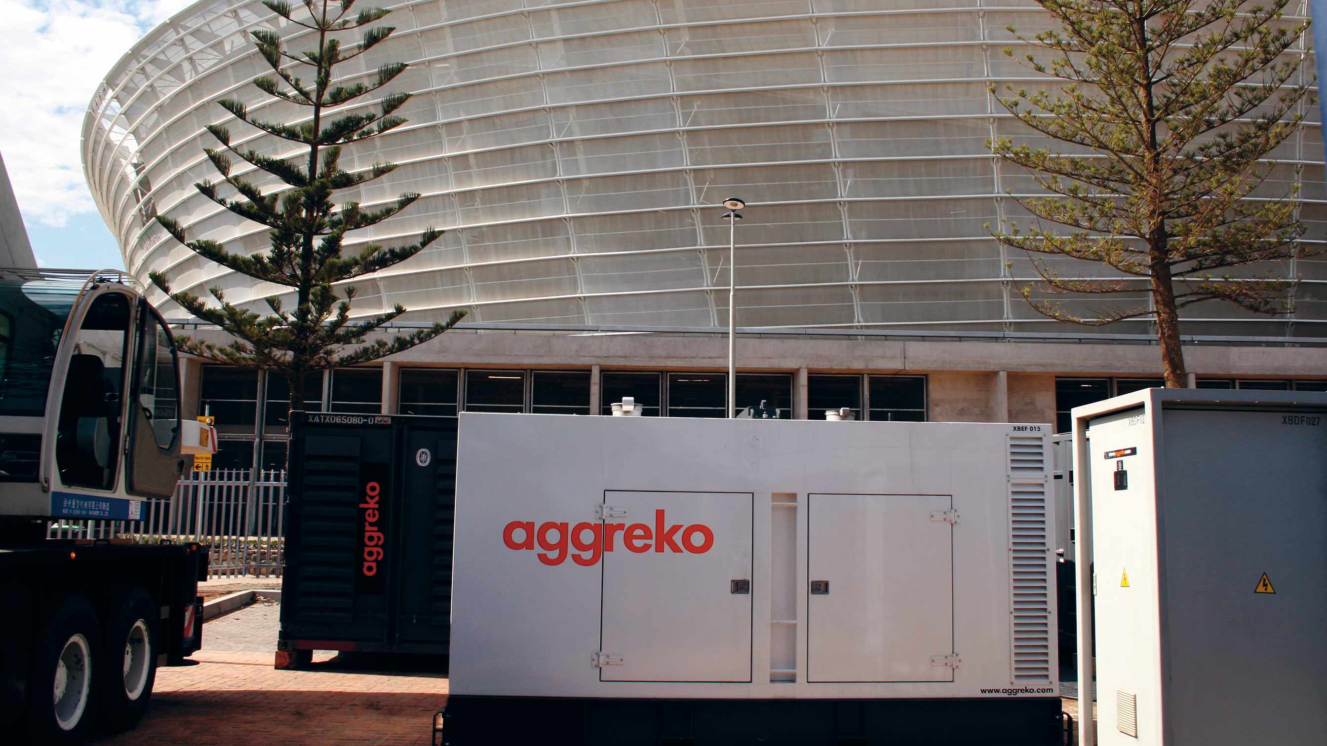 Power solutions for sustainable events - Aggreko