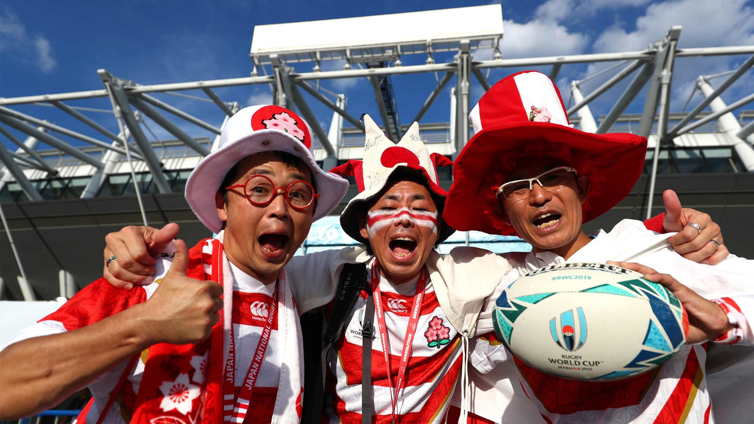 Japanese rugby fans