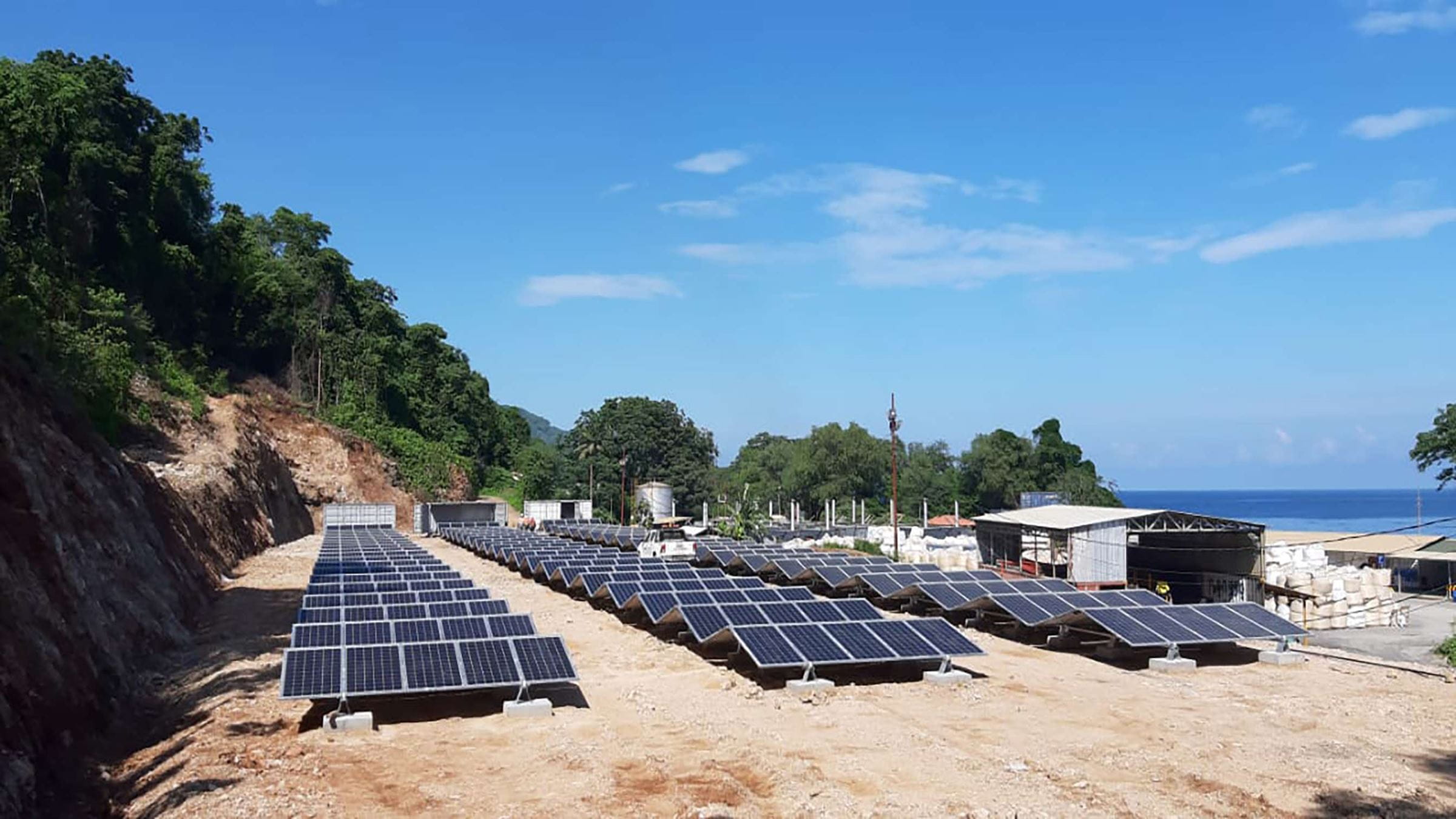 Wetar Indonesia, mining solutions, solar panels, hybrid
